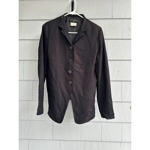 Vintage Marcel Marongiu Femme Blazer Black FR 38 US 6 Made in France‎ Designer